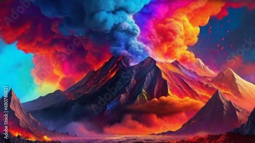 The volcano