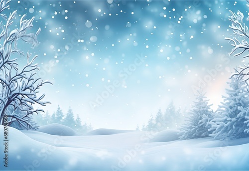 Winter Christmas background