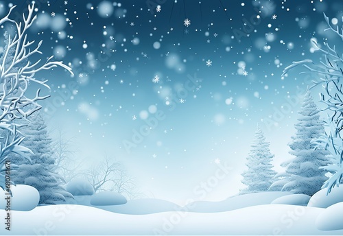 Winter Christmas background © Adriana
