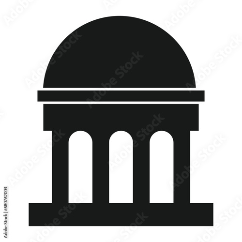 Museum icon vector