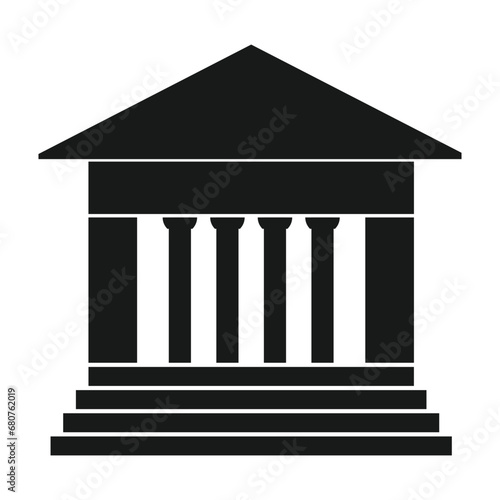 Museum icon vector