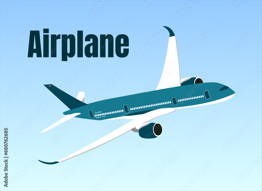 airplane in the sky airplane in the sky