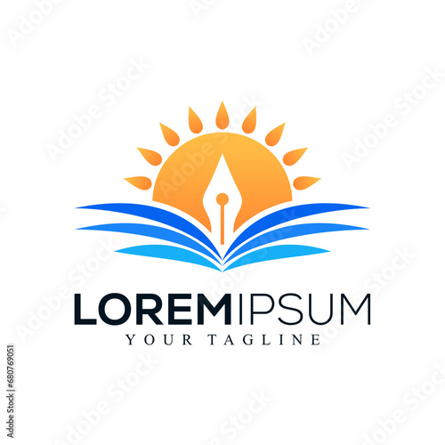 Abstract education logo design