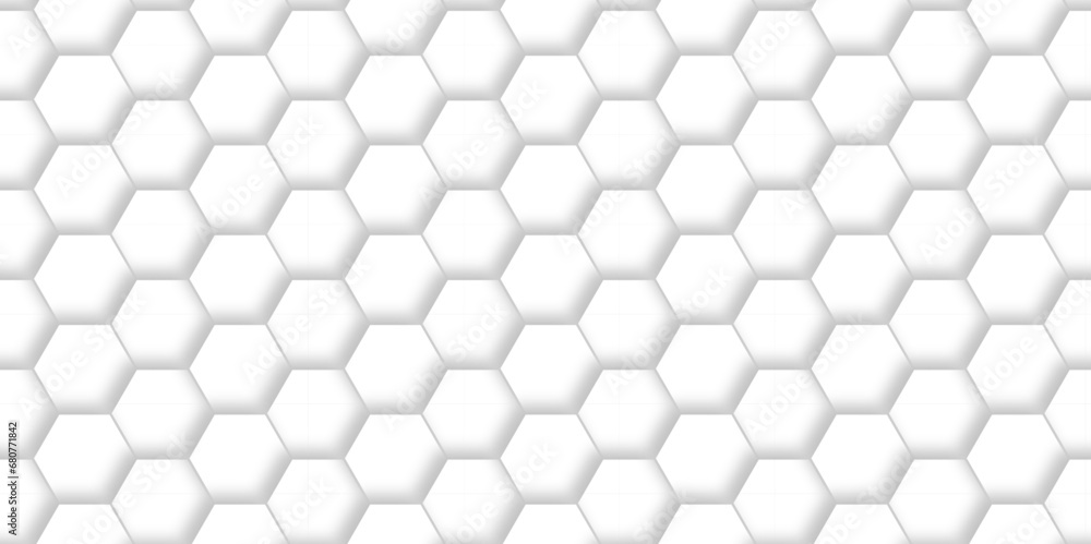 Background with hexagons White Hexagonal Background. Luxury honeycomb grid White Pattern. Vector Illustration. 3D Futuristic abstract honeycomb mosaic white background. geometric mesh cell texture. Background with hexagons White Hexagonal Background. Luxury honeycomb grid White Pattern. Vector Illustration. 3D Futuristic abstract honeycomb mosaic white background. geometric mesh cell texture.