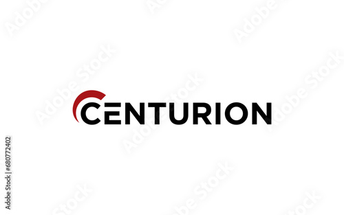 centurion warrior and letter t logo design element- security business visual identity template