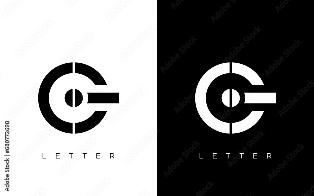 letter ci and ic logo design vector template, ic ci Letter Business Logo Design Alphabet Icon Vector Symbol, CI letter logo. - obrazy, fototapety, plakaty 