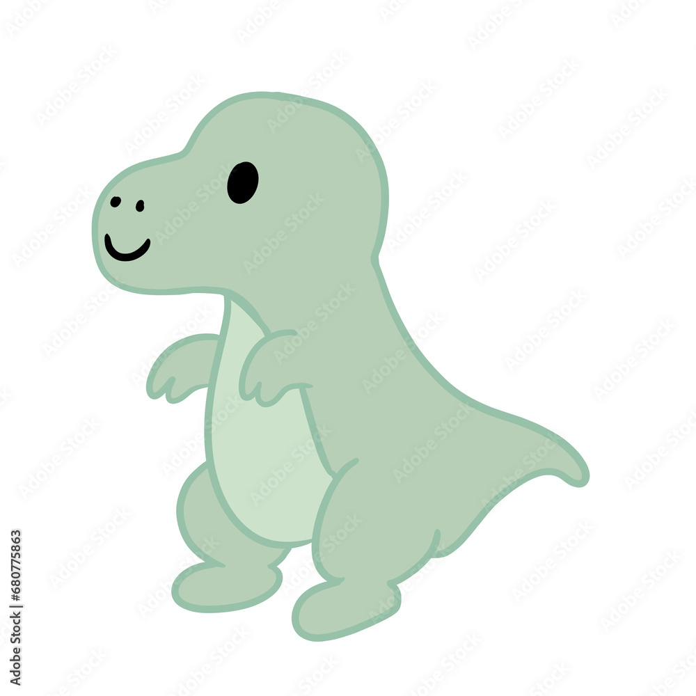 tyrex - dinosaurs png illustration cute icon UI UX poster sticker