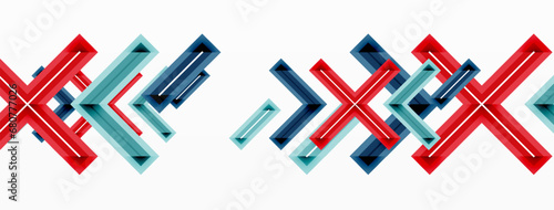 Minimal geometric background cross line. Design for wallpaper, banner, background, landing page, wall art, invitation, prints, posters