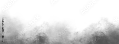Ash Color Vector isolated smoke PNG. Steam explosion special effect. Effective texture of steam, smoke, fog, clouds, Background of smoke vape