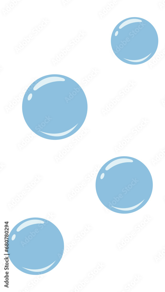 Soap bubbles, suds and foam vector icon. Soap bubbles, suds and foam vector icon.