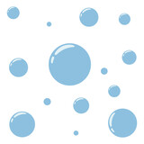 Bubble icon isolated on white background.