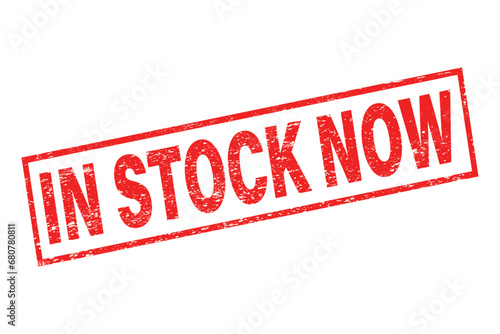 Vector IN STOCK NOW red grunge square stamp.