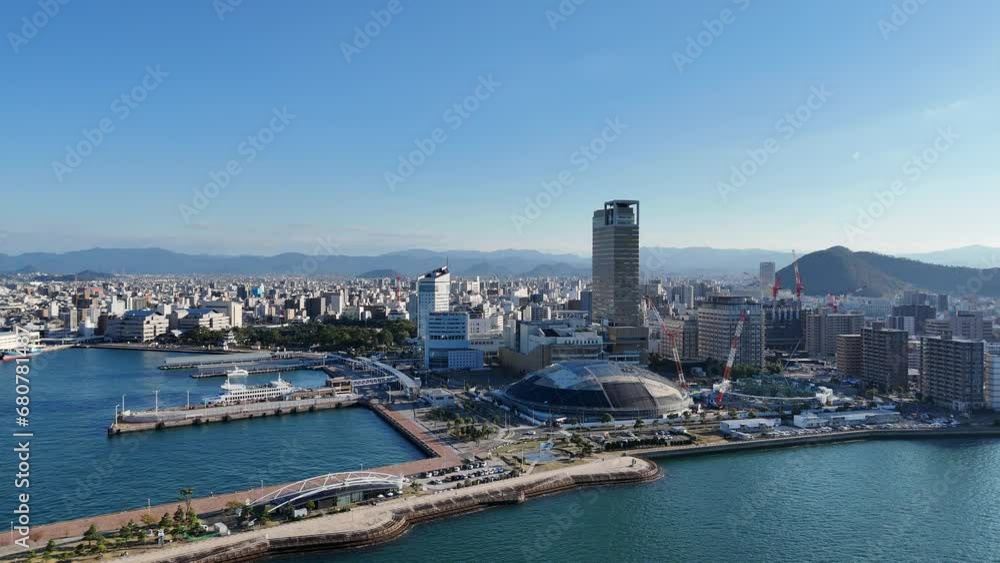 開発途中のサンポート高松 開発途中のサンポート高松