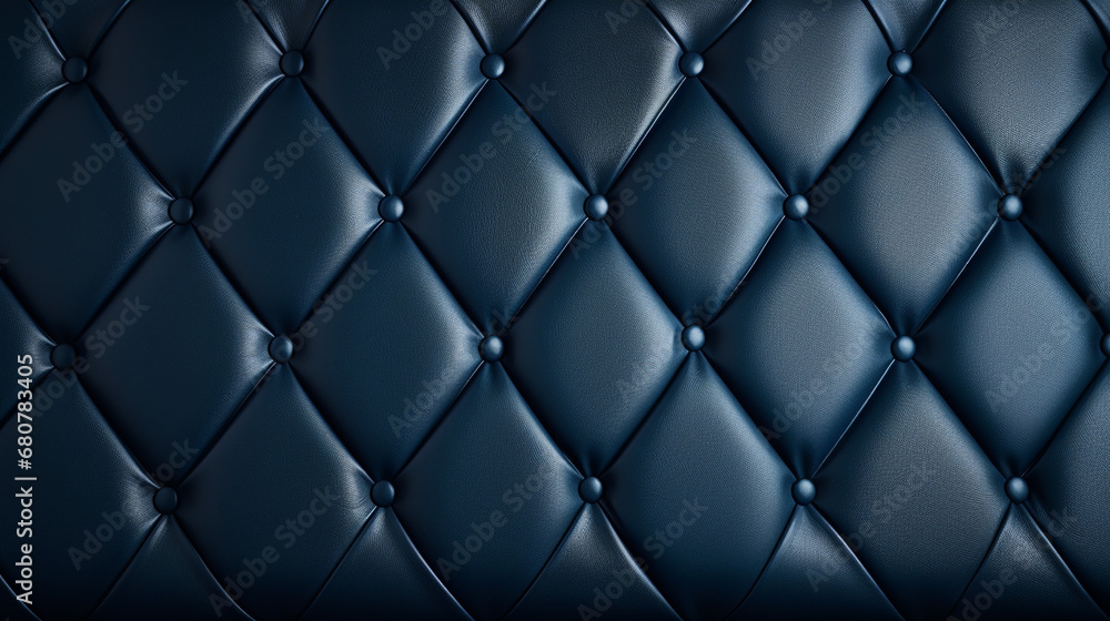 background texture of dark capitone genuine leather, AI Generative. background texture of dark capitone genuine leather, AI Generative.