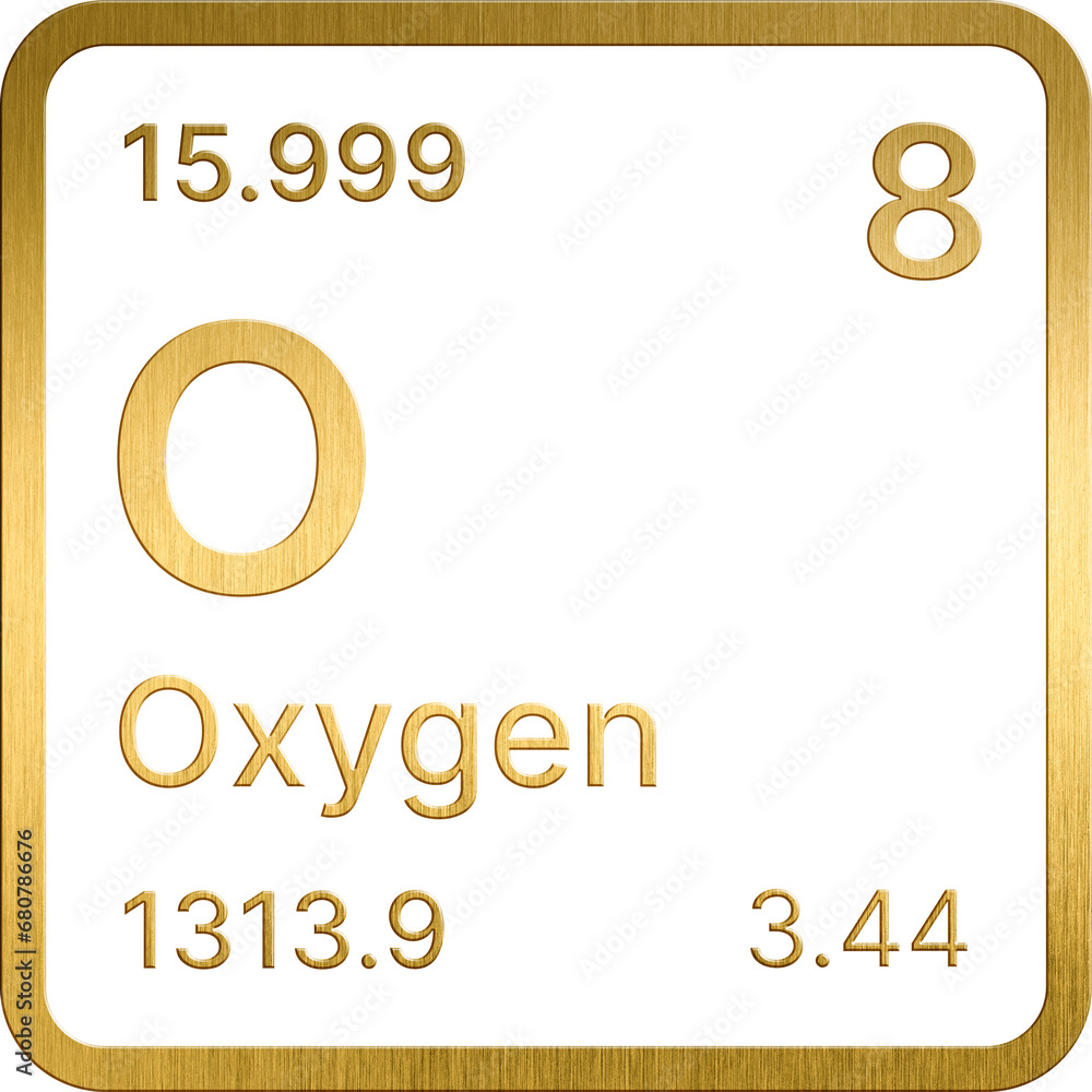 Golden 8. Oxygen (O) Periodic table of the chemical elements Golden 8. Oxygen (O) Periodic table of the chemical elements