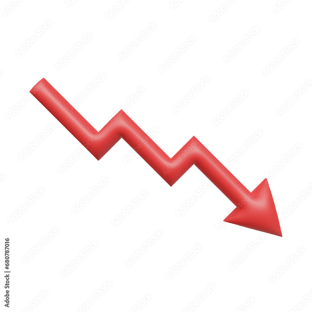 3D graphic chart, business illustration graph 3D graphic chart, business illustration graph