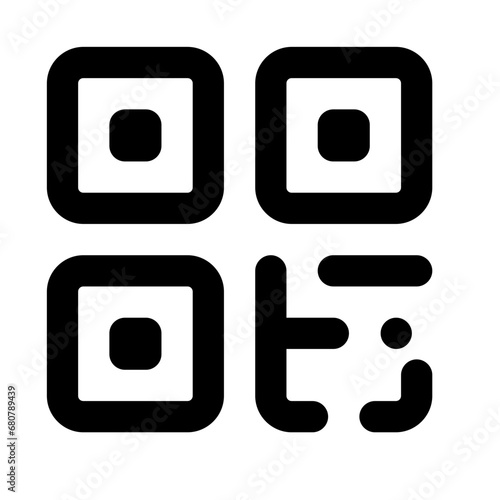 qr code line icon