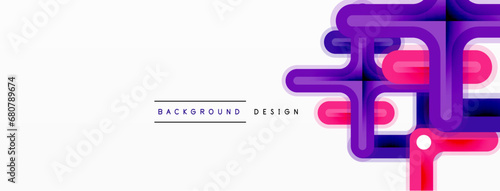 Minimal geometric background cross line. Design for wallpaper, banner, background, landing page, wall art, invitation, prints, posters