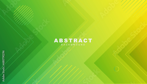 gradient yellow and green abstract geometric background