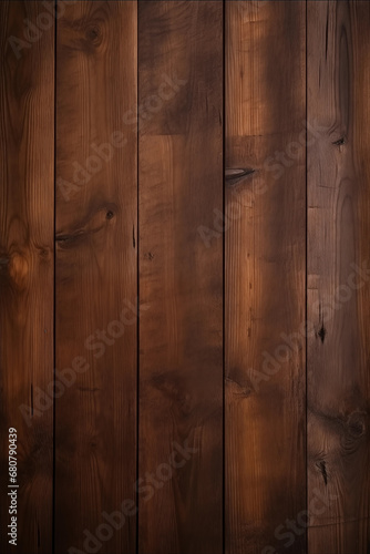 Vintage wooden dark brown vertical boards. Background for design