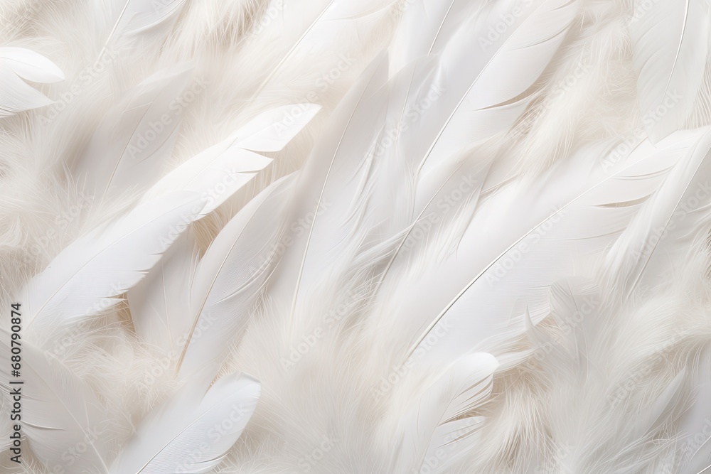 White feathers background White feathers background
