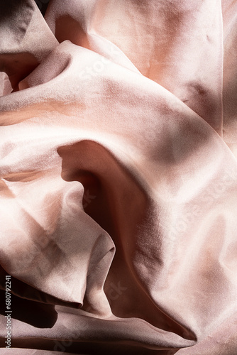 Pink satin. Fabric as backgrounds.