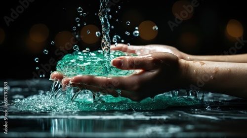 Water Pouring Splash Woman Hand On , Wallpaper Pictures, Background Hd