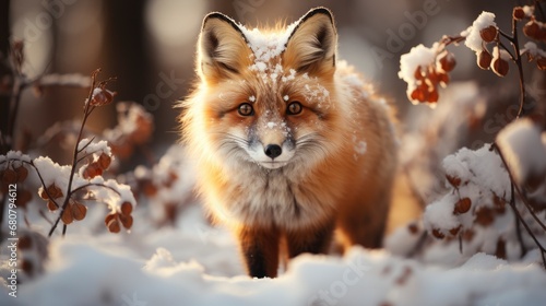 Red Fox Walking On Snow Ani , Wallpaper Pictures, Background Hd © MI coco