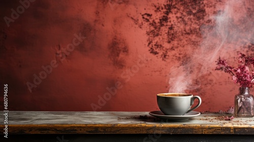 Red Mug Hot Drink When Behind , Wallpaper Pictures, Background Hd