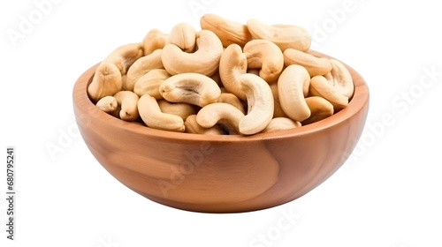 cashew nuts isolated on white