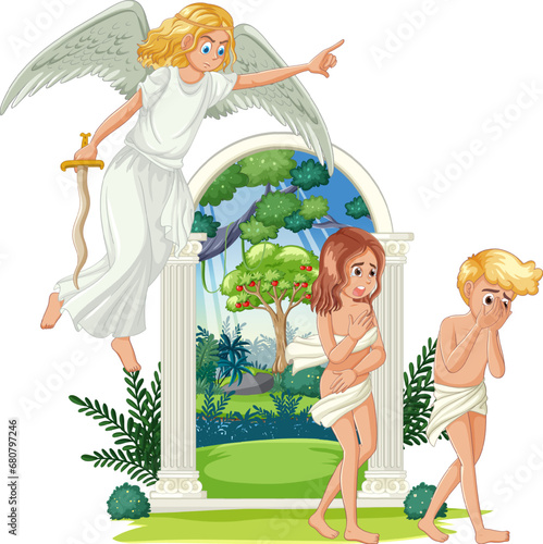 Adam and Eve Banished: A Garden Lost