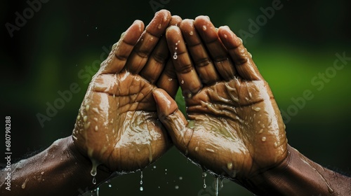 Hands Splashes Falling Rain , Wallpaper Pictures, Background Hd