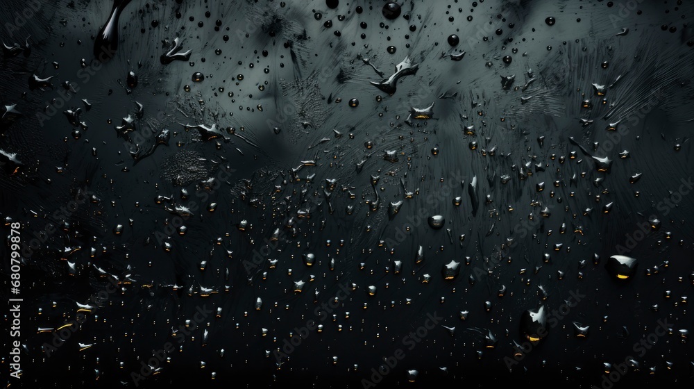 Black Wet Background Raindrops Overlaying On , Wallpaper Pictures