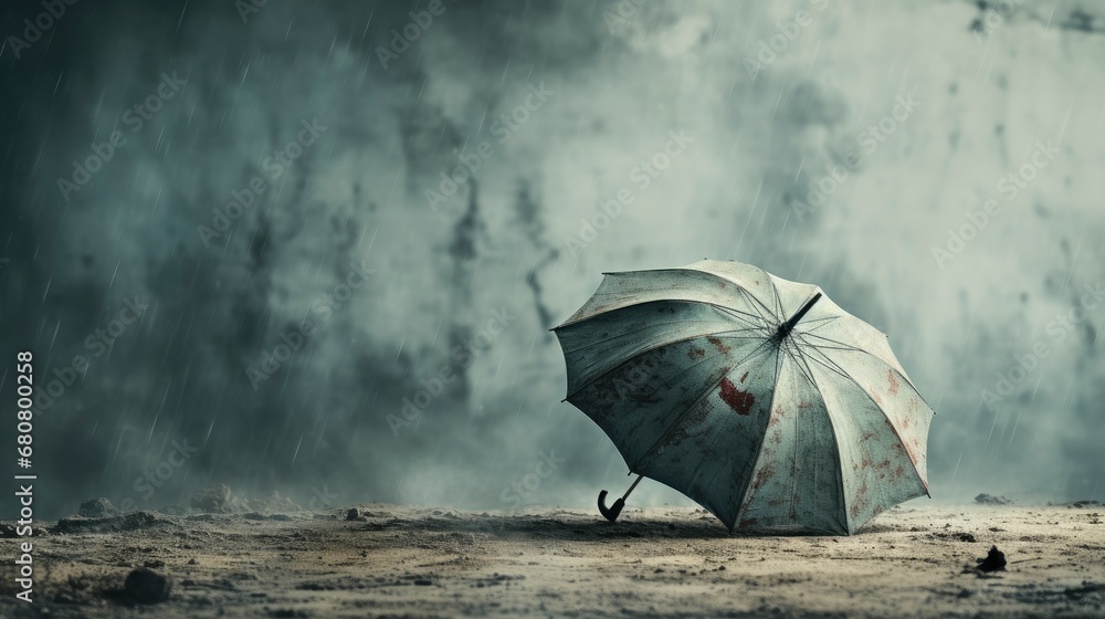 Concept Storm Heavy Rain Vintage Umbrella , Wallpaper Pictures, Background Hd - obrazy, fototapety, plakaty 