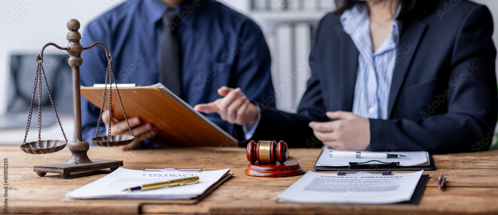 Εκτύπωση καμβά female lawyers working at the law firms