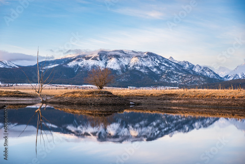 Winter's Calm Reflections