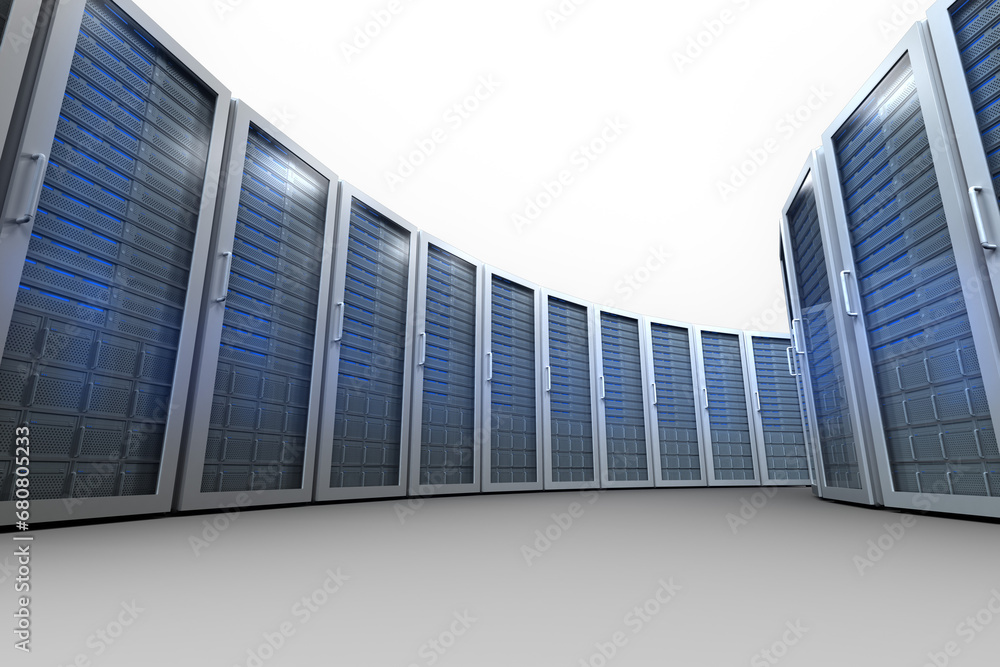 Digital png illustration of servers in row on transparent background Digital png illustration of servers in row on transparent background