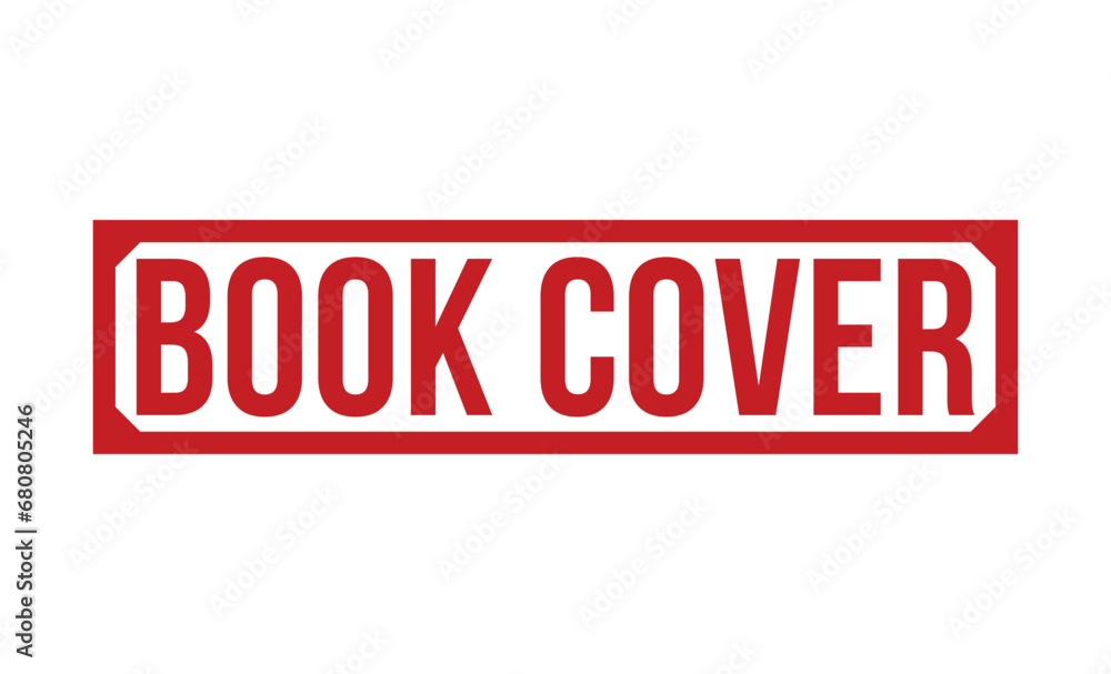 Book cover Red Rubber Stamp vector design. Book cover Red Rubber Stamp vector design.