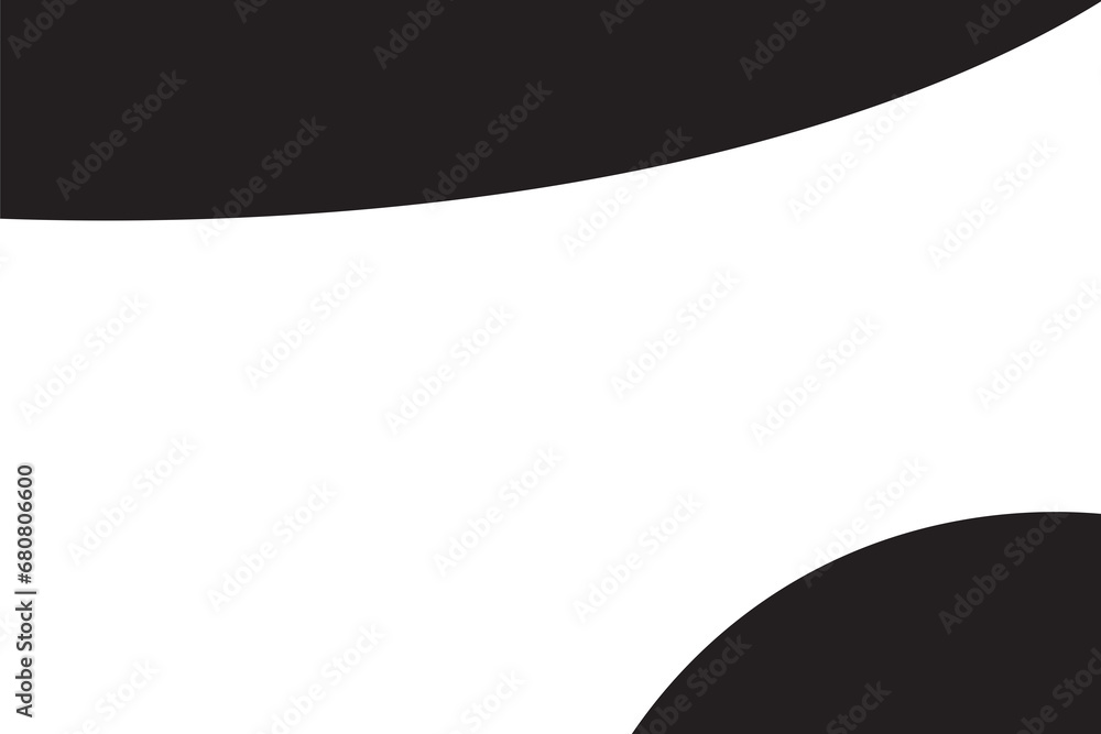 Digital png illustration of black shapes with copy space on transparent background