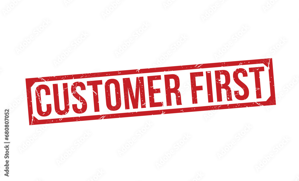 Customer First rubber stamp vector illustration Customer First rubber stamp vector illustration