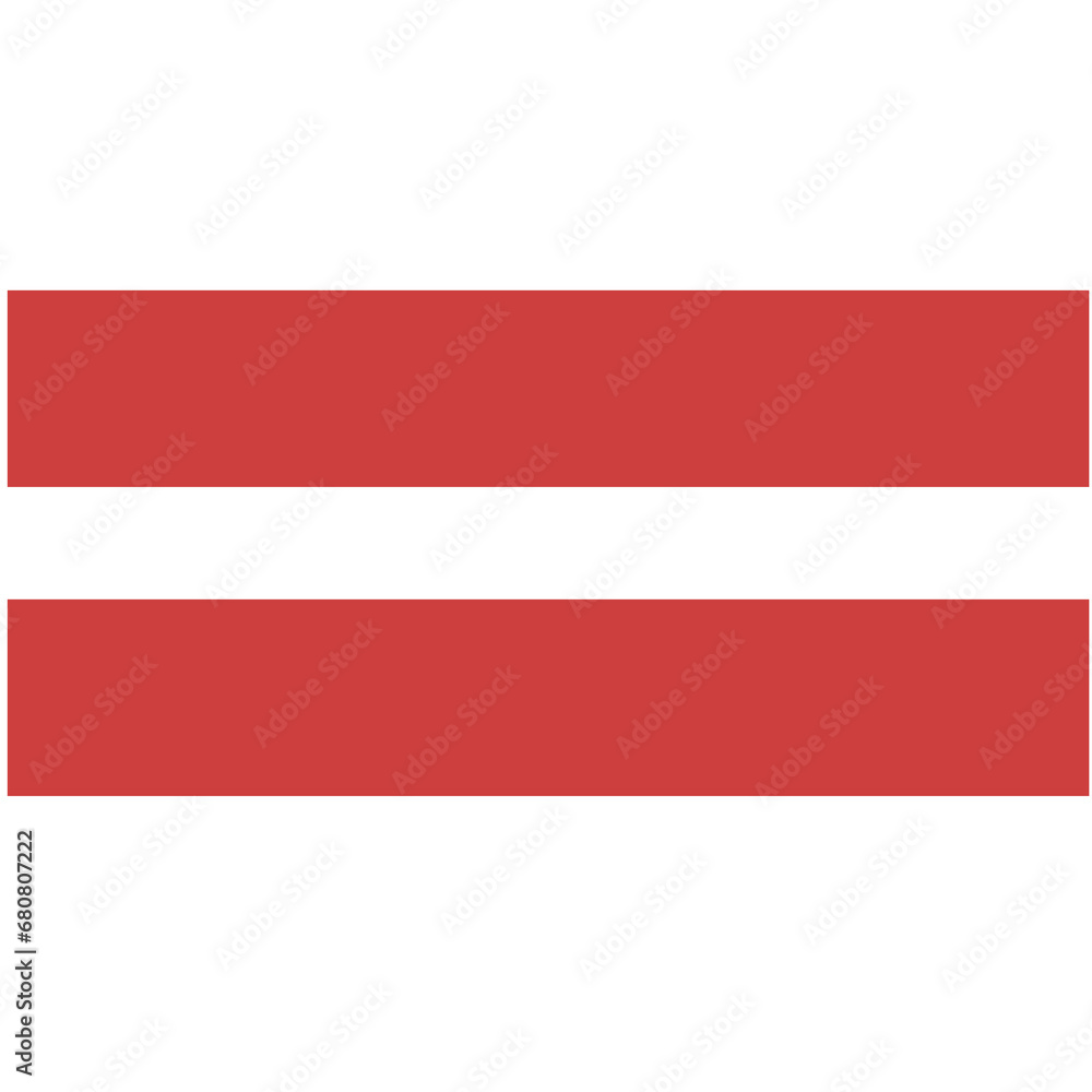 Digital png illustration of two red rectangles with copy space on transparent background