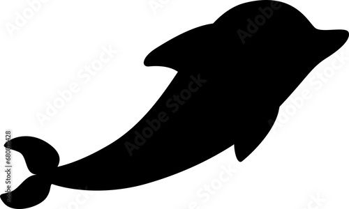 silhouette dolphine photo