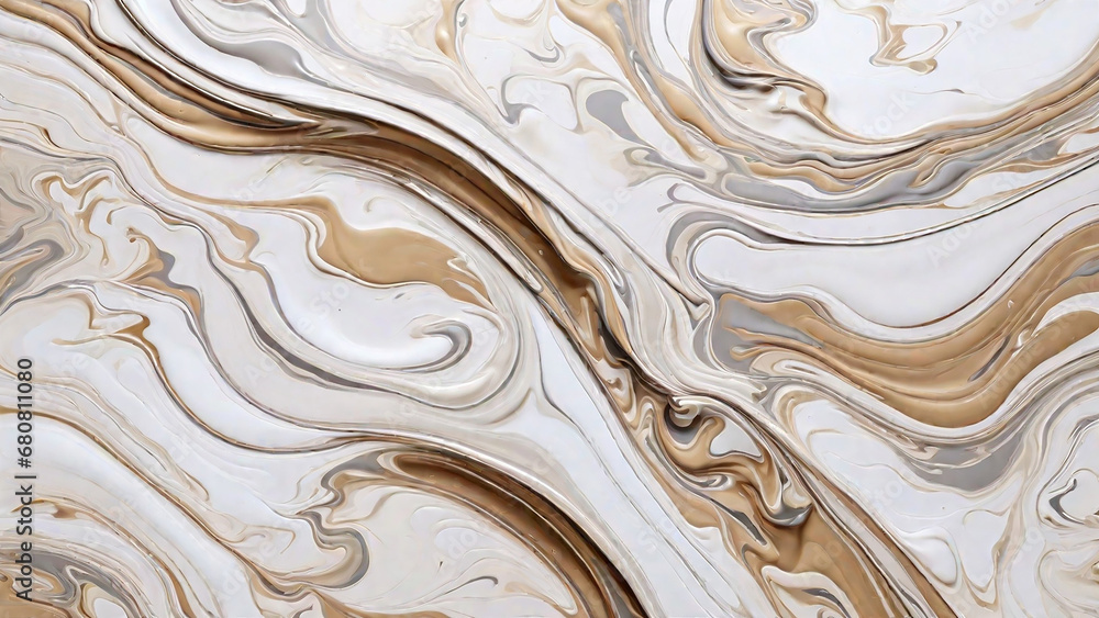 Abstract fluid art background beige and silver colors. Liquid marble. Abstract fluid art background beige and silver colors. Liquid marble.