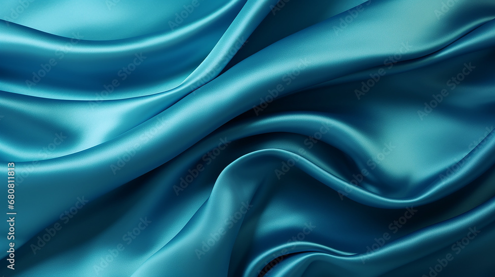 custom made wallpaper toronto digitalabstract background luxury cloth of liquid wave or wavy fold in turquoise