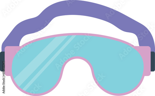 Mountain goggle illustration