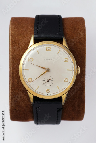 Swiss Gold Vintage Watch with Sub second