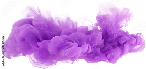 purple cloud isolated on transparent background