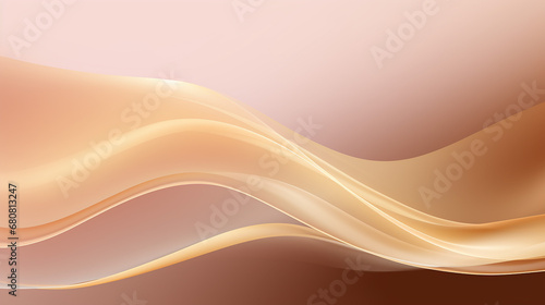 luxury light brown pastel abstract background with golden line