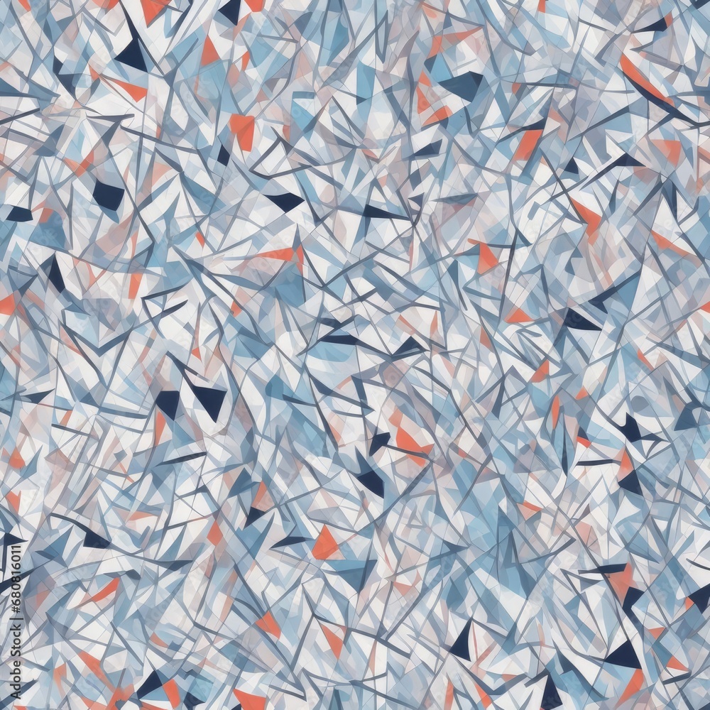 Abstract seamless pattern. Geometry. AI generated. Abstract seamless pattern. Geometry. AI generated.