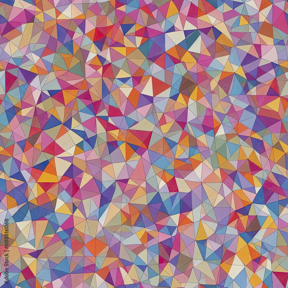 Abstract seamless pattern. Geometry. AI generated. Abstract seamless pattern. Geometry. AI generated.